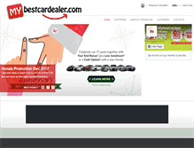 Tablet Screenshot of mybestcardealer.com